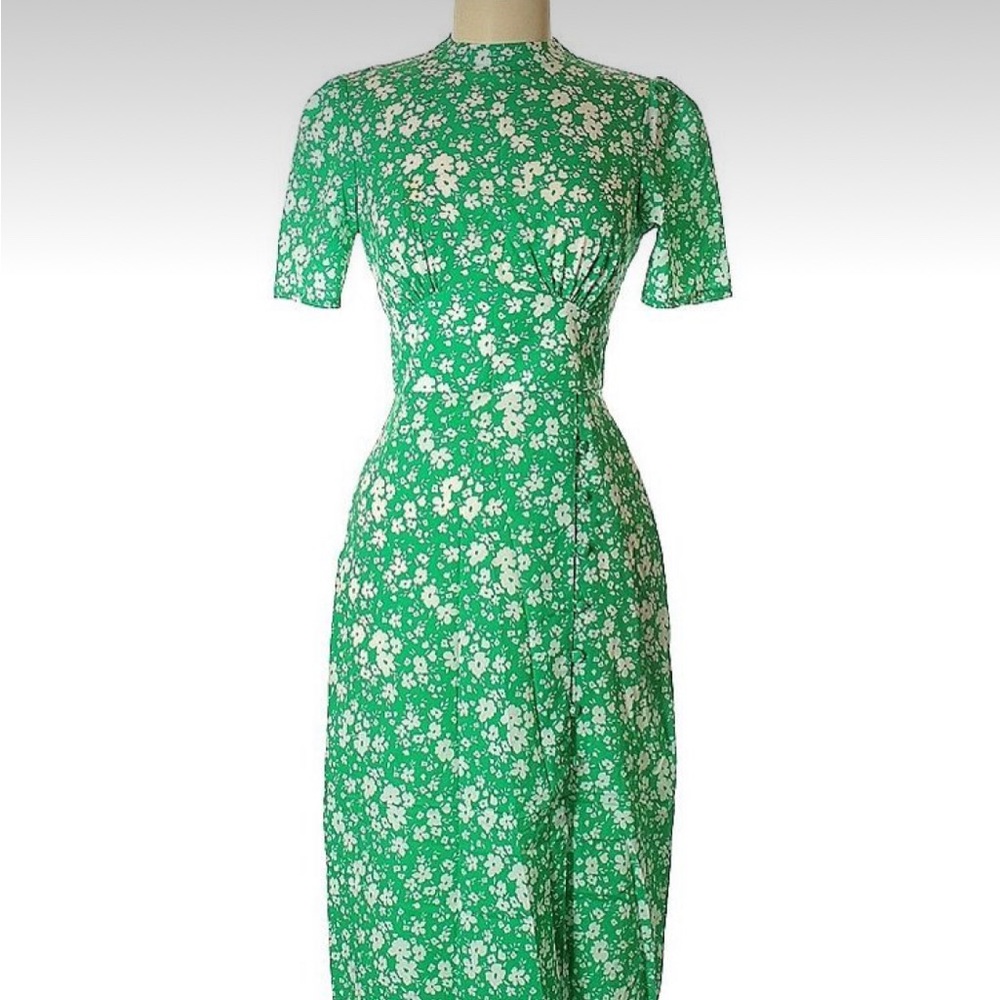ASOS green maternity dress
